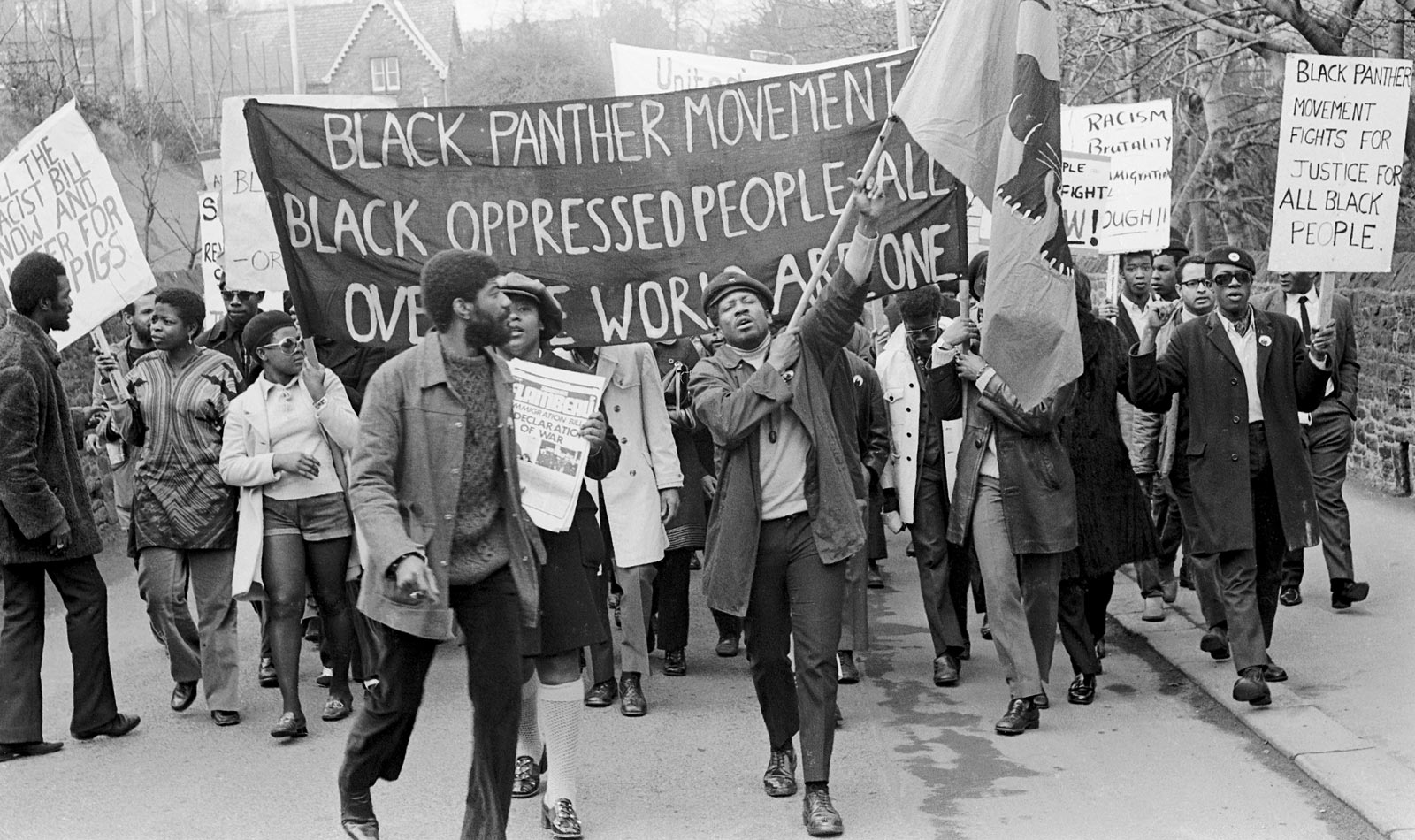 Neil Kenlock, Black Panther Demonstration, London, 1970s